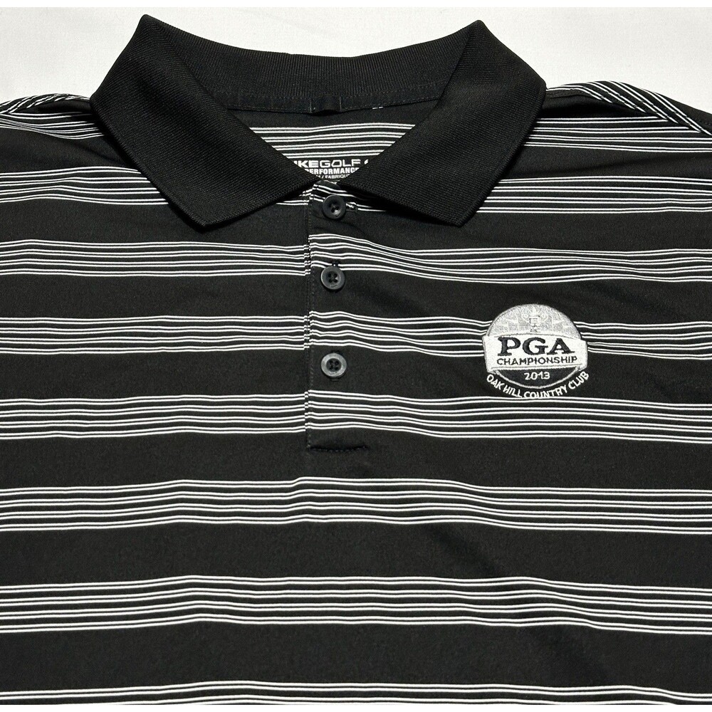 PGA Championship Oak Hill Nike Tour Performance Polo Golf Shirt Men’s Large 2013